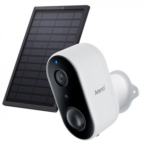 دوربین Arenti Go1 به همراه پنل خورشیدی