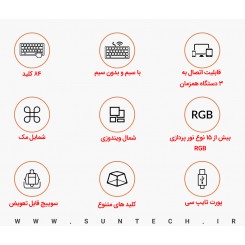 کیبورد کی کرون کی 2 Keychron K2 Wireless Mechanical Keyboard V2