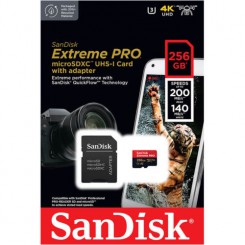 Sandisk MicroSDXC UHS-I Extreme PRO 256GB