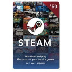 Steam Gift Card 50USD