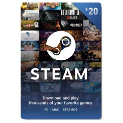 Steam Gift Card 20USD