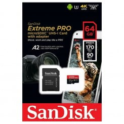 Sandisk Micro SD U3 Extreme Pro 64GB