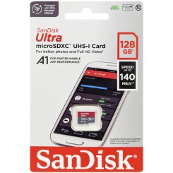 Sandisk Micro SD Ultra 128GB 140MBs