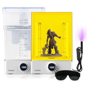 کیورینگ پرینتر 3 بعد رزینی الگو ELEGOO Mercury XS Bundle