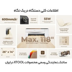 xTool P2S 55W Desktop CO2 Laser Cutter