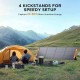 پنل خورشیدی قابل حمل ZOUPW 200W Portable Solar Panel