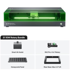 دستگاه حکاکی و برش لیزر ایکس تول xTool S1 10W Enclosed Diode Laser