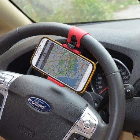 Car Steering Wheel Phone Socket holder
